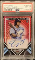 Wander Franco [Red Wave] #FA-WF Baseball Cards 2022 Topps Finest Autographs Prices