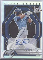 Bobby Witt Jr. [Holo] #ESS-BW Baseball Cards 2022 Panini Donruss Optic Elite Series Signatures Prices