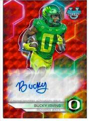 Bucky Irving [Red] #BOA-BUC Football Cards 2023 Bowman's Best University Autographs Prices