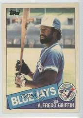 Alfredo Griffin #361 Baseball Cards 1985 Topps Tiffany Prices
