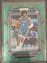 Jalen Williams [Green Sparkle] #246 Basketball Cards 2022 Panini Prizm Prices