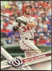 Bryce Harper #34 Baseball Cards 2017 Topps Limited Edition Prices