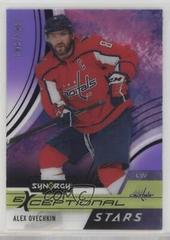 Alex Ovechkin [Purple] #ES-AO Hockey Cards 2021 Upper Deck Synergy Exceptional Stars Prices