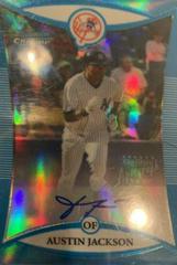 Austin Jackson [Blue Refractor Autograph] #BCP246 Baseball Cards 2008 Bowman Chrome Prospects Prices