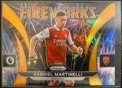 Gabriel Martinelli [Orange] Soccer Cards 2022 Panini Prizm Premier League Fireworks Prices