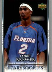 Corey Brewer #207 Basketball Cards 2007 Upper Deck First Edition Prices