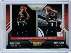 Kevin Durant, James Harden #48 Basketball Cards 2020 Panini Instant Prices