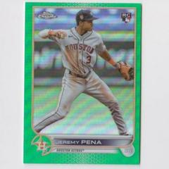 Jeremy Pena [Green] #USC136 Baseball Cards 2022 Topps Chrome Update Prices