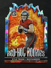 Kyle Trask [Ice] Football Cards 2021 Panini Donruss Optic Red Hot Rookies Prices