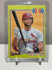 Albert Pujols [Chartreuse] #14 Baseball Cards 2022 Topps Brooklyn Collection Prices