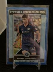 Brian Gutierrez [Blue Wave] Soccer Cards 2023 Topps Chrome MLS Prices