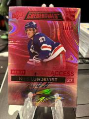 Nils Lundkvist #DTAA-NL Hockey Cards 2021 Upper Deck Credentials Debut Ticket Access Autographs Prices