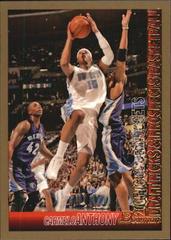 Carmelo Anthony [Chrome Gold Refractor] Basketball Cards 2005 Bowman Prices