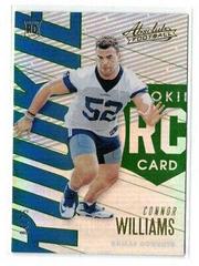 Connor Williams [Spectrum Green] #112 Football Cards 2018 Panini Absolute Prices