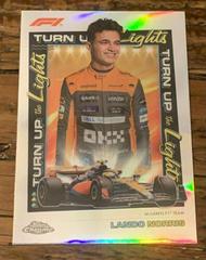 Lando Norris #TUTL-LN Racing Cards 2023 Topps Chrome Formula 1 Turn Up the Lights Prices