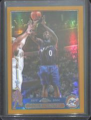 Gilbert Arenas [Gold Refractor] Basketball Cards 2003 Topps Chrome Prices