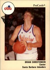 Brian Christensen Basketball Cards 1989 Procards Cba Prices