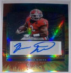 Zamir White [Tie Dye] #YE-ZWH Football Cards 2022 Panini Select Draft Picks Youth Explosion Signatures Prices