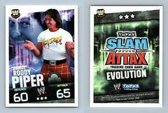 Rowdy' Roddy Piper Wrestling Cards 2009 Topps WWE Slam Attax Prices