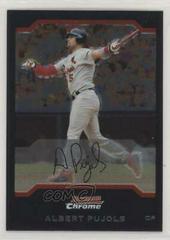 Albert Pujols #100 Baseball Cards 2004 Bowman Chrome Prices