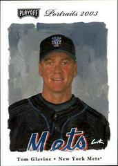 Tom Glavine #77 Baseball Cards 2003 Playoff Portraits Prices
