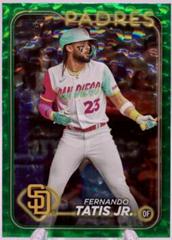 Fernando Tatis Jr. [Green Crackle Foil] Baseball Cards 2024 Topps Prices