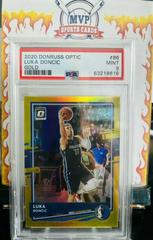 Luka Doncic [Gold] Basketball Cards 2020 Panini Donruss Optic Prices