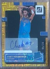 Chet Holmgren [Signature Choice Gold] #202 Basketball Cards 2022 Panini Donruss Prices