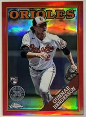 Gunnar Henderson [Red] #88CU-8 Baseball Cards 2023 Topps Chrome Update 1988 Prices