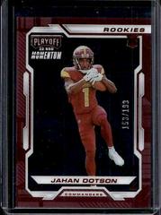 Jahan Dotson [Red] #PMR-10 Football Cards 2022 Panini Chronicles Playoff Momentum Rookies Prices