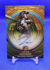 James Wood [Gold] #PA-JW Baseball Cards 2022 Bowman Inception Prospect Autographs Prices
