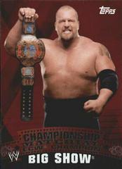 Big Show [Unified Puzzle Back] #C28 Wrestling Cards 2010 Topps WWE Championship Material Prices