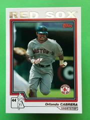 Orlando Cabrera #T47 Baseball Cards 2004 Topps Traded Prices