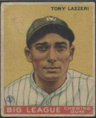 Tony Lazzeri #31 Baseball Cards 1933 World Wide Gum Prices