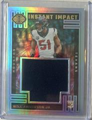 Will Anderson Jr. #38 Football Cards 2023 Panini Illusions Instant Impact Prices