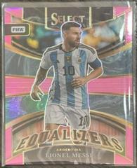 Lionel Messi [Pink] #1 Soccer Cards 2022 Panini Select FIFA Equalizers Prices