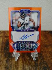 Calais Campbell [Orange] Football Cards 2022 Panini Absolute Legends Signatures Prices