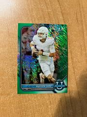 Hudson Card [Green Shimmer] #46 Football Cards 2021 Bowman University Prices