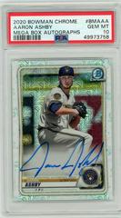 Aaron Ashby Baseball Cards 2020 Bowman Chrome Mega Box Mojo Autographs Prices