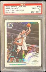 Raef Lafrentz [White Refractor] #90 Basketball Cards 2002 Topps Chrome Prices