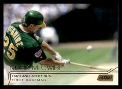 Mark McGwire [Black Foil] Baseball Cards 2015 Stadium Club Prices