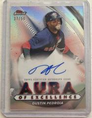 Dustin Pedroia Baseball Cards 2022 Topps Finest Aura of Excellence Autographs Prices