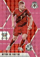 Kevin De Bruyne [Pink Fluorescent Mosaic] Soccer Cards 2021 Panini Mosaic UEFA Euro 2020 Prices