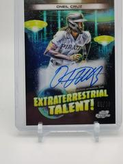 Oneil Cruz [Black Eclipse] #ETA-OC Baseball Cards 2023 Topps Cosmic Chrome Extraterrestrial Talent Autographs Prices