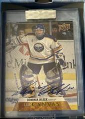 Dominik Hasek Hockey Cards 2020 Upper Deck Clear Cut Canvas Signatures Prices