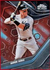 Aaron Judge [Orange] #1 Baseball Cards 2023 Topps Chrome Black Prices