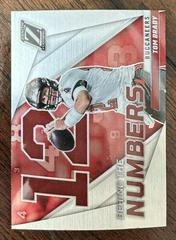 Tom Brady #BN-TB Football Cards 2022 Panini Zenith Behind the Numbers Prices