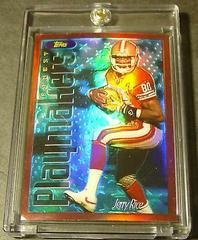 Jerry Rice [Refractor] #175 Football Cards 1996 Topps Finest Prices