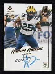 Hassan Haskins Football Cards 2022 Panini Luminance Year One Signatures RPS Prices