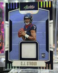 C. J. Stroud [Gold] #ARM-40 Football Cards 2023 Panini Absolute Rookie Materials Prices